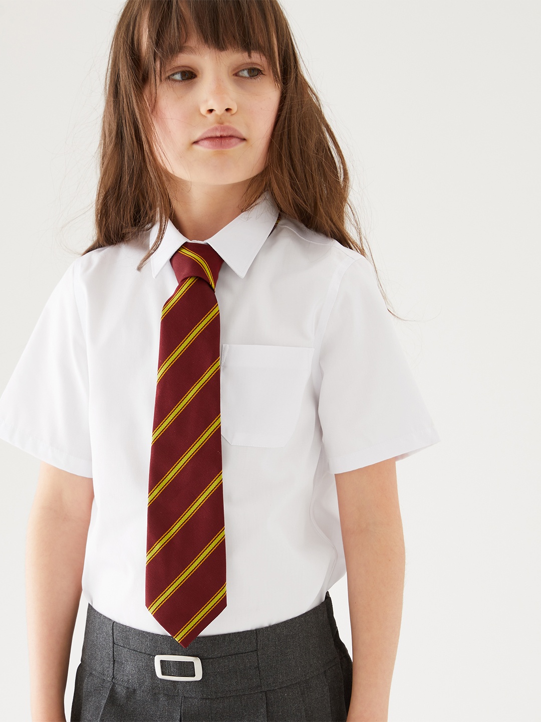 

Marks & Spencer Girls White Casual Shirt