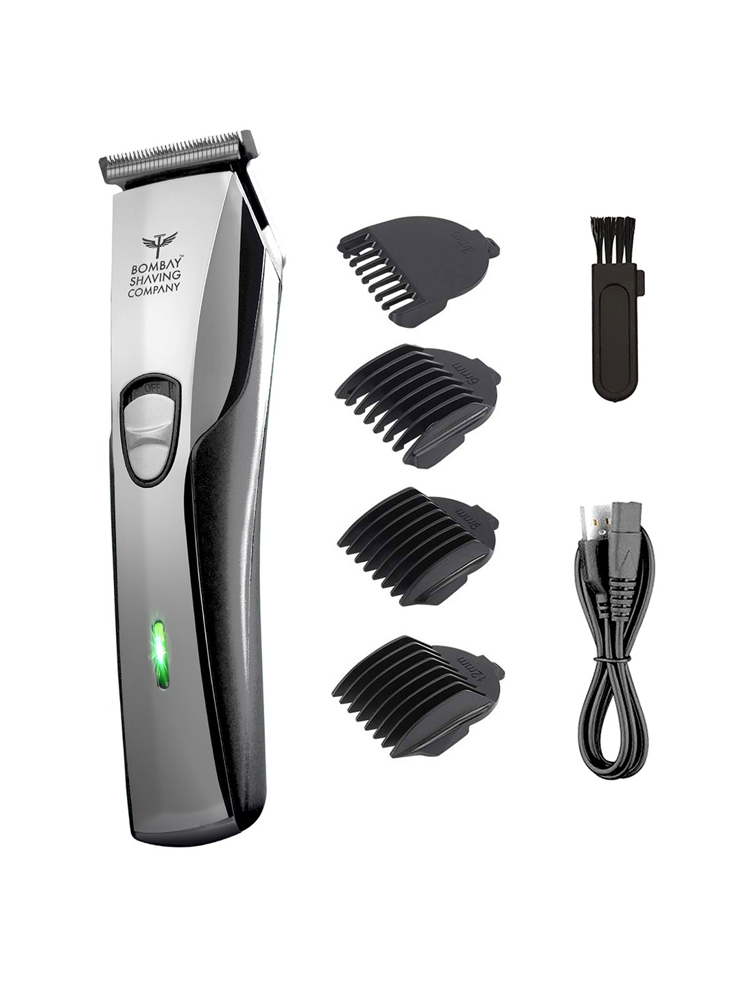 

Bombay Shaving Company Men Black Classic Beard Trimmer With 4 Blades BTBK999