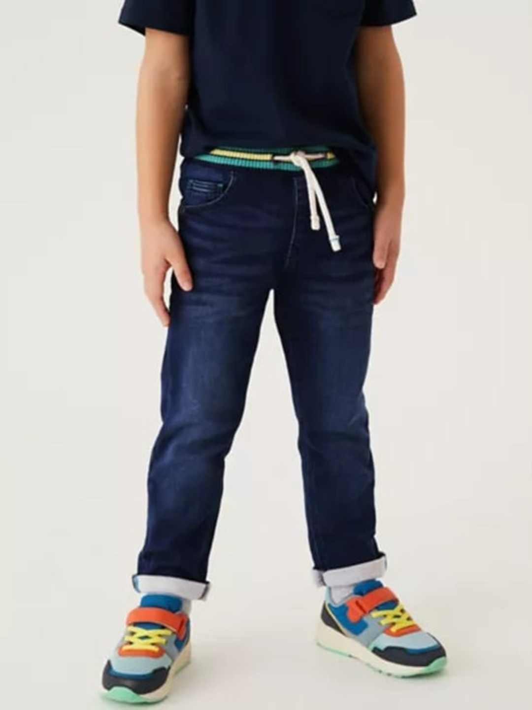 

Marks & Spencer Boys Blue High-Rise Jeans