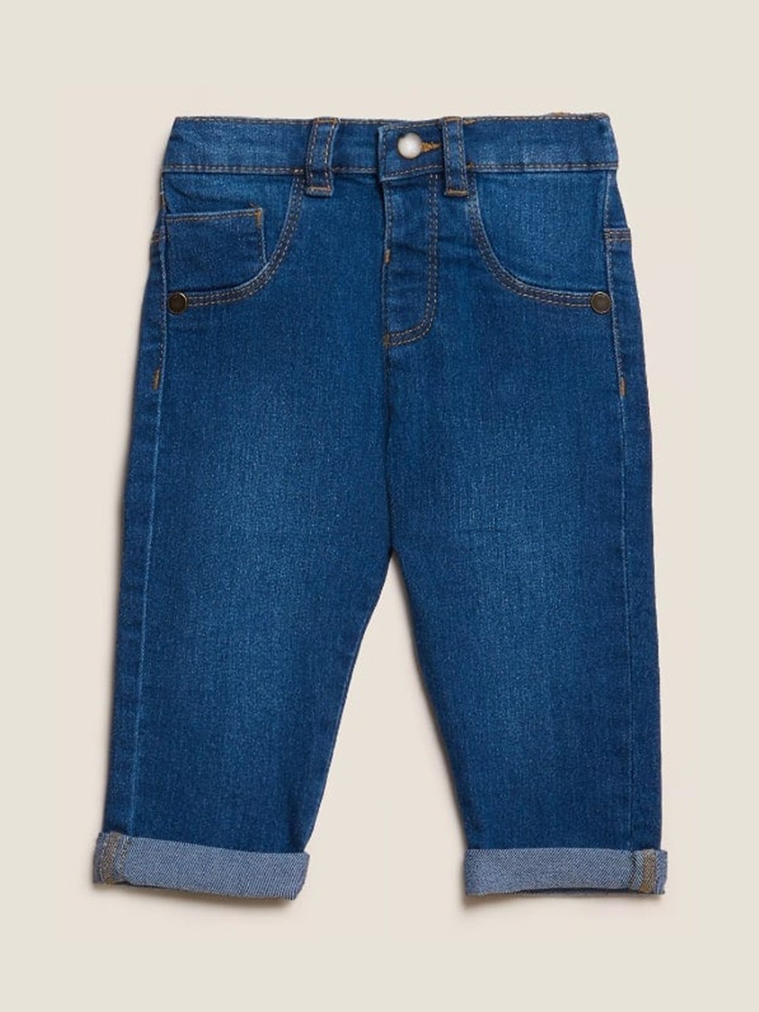 

Marks & Spencer Boys Blue High-Rise Jeans