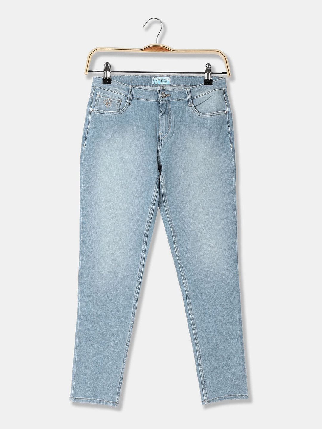 

Flying Machine Women Blue Slim Fit Heavy Fade Jeans