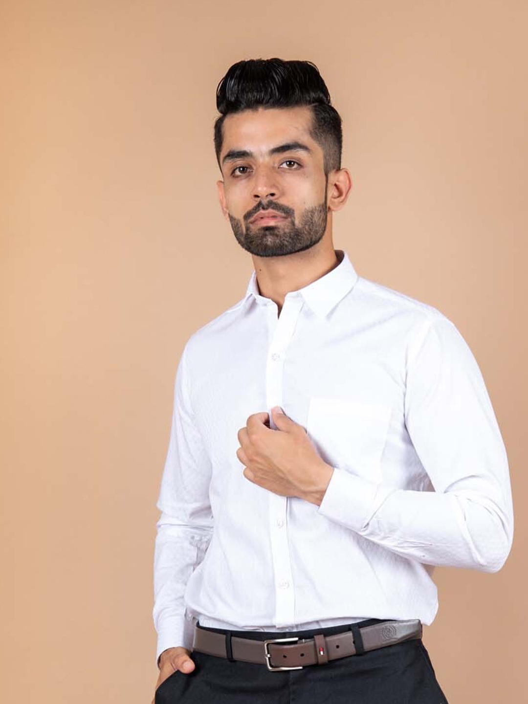 

Tistabene Men White Comfort Formal Shirt