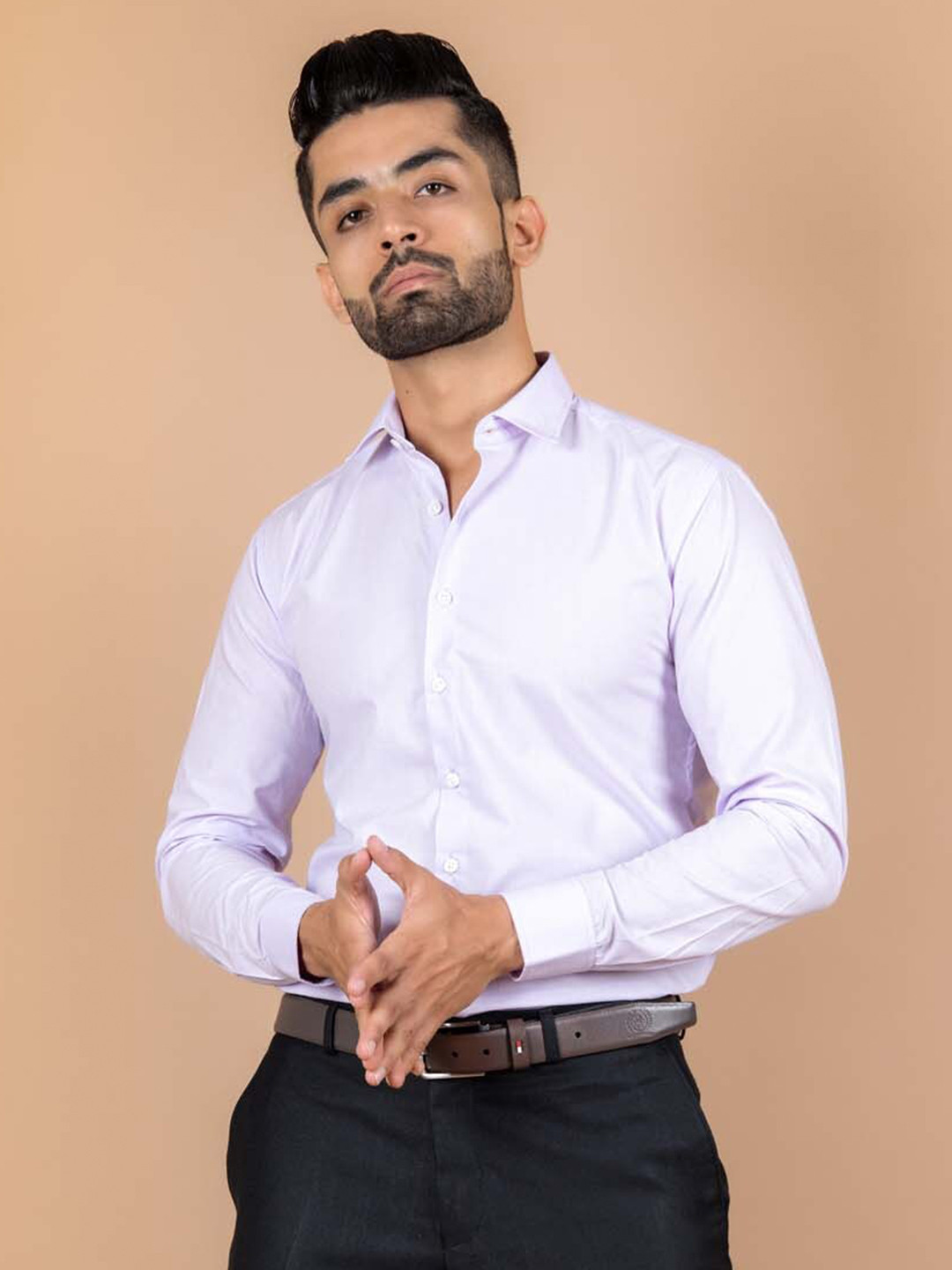 

Tistabene Men Purple Comfort Formal Shirt