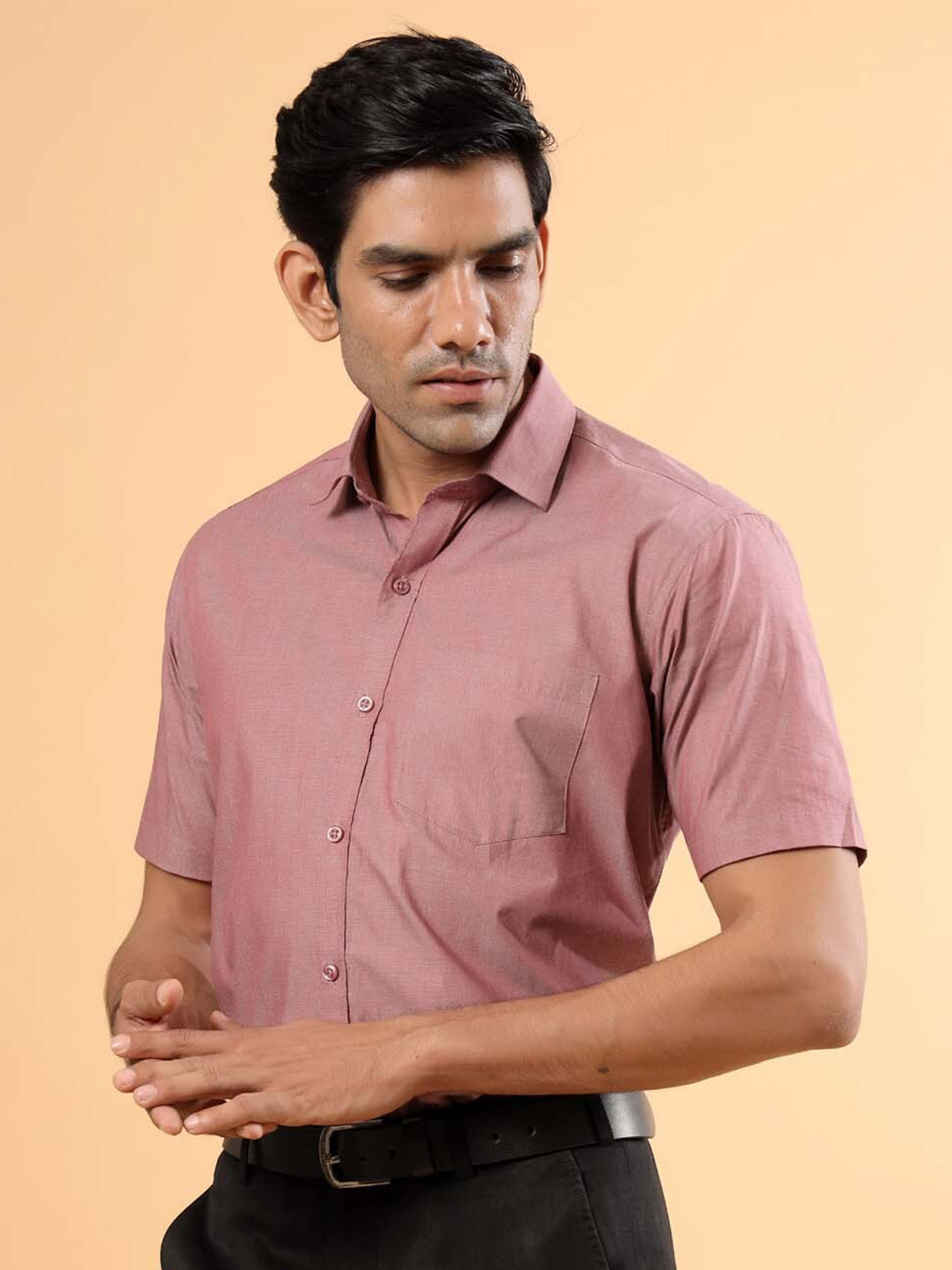 

Tistabene Men Pink Comfort Formal Shirt