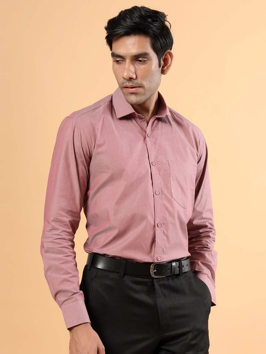 

Tistabene Men Pink Comfort Formal Cotton Shirt