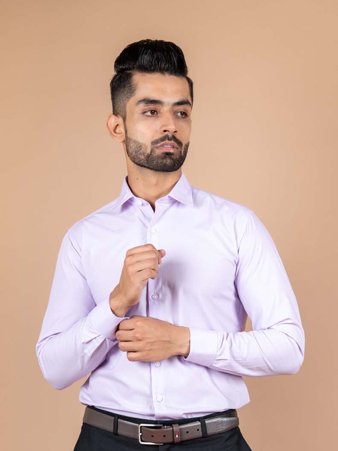

Tistabene Men Violet Comfort Formal Cotton Shirt