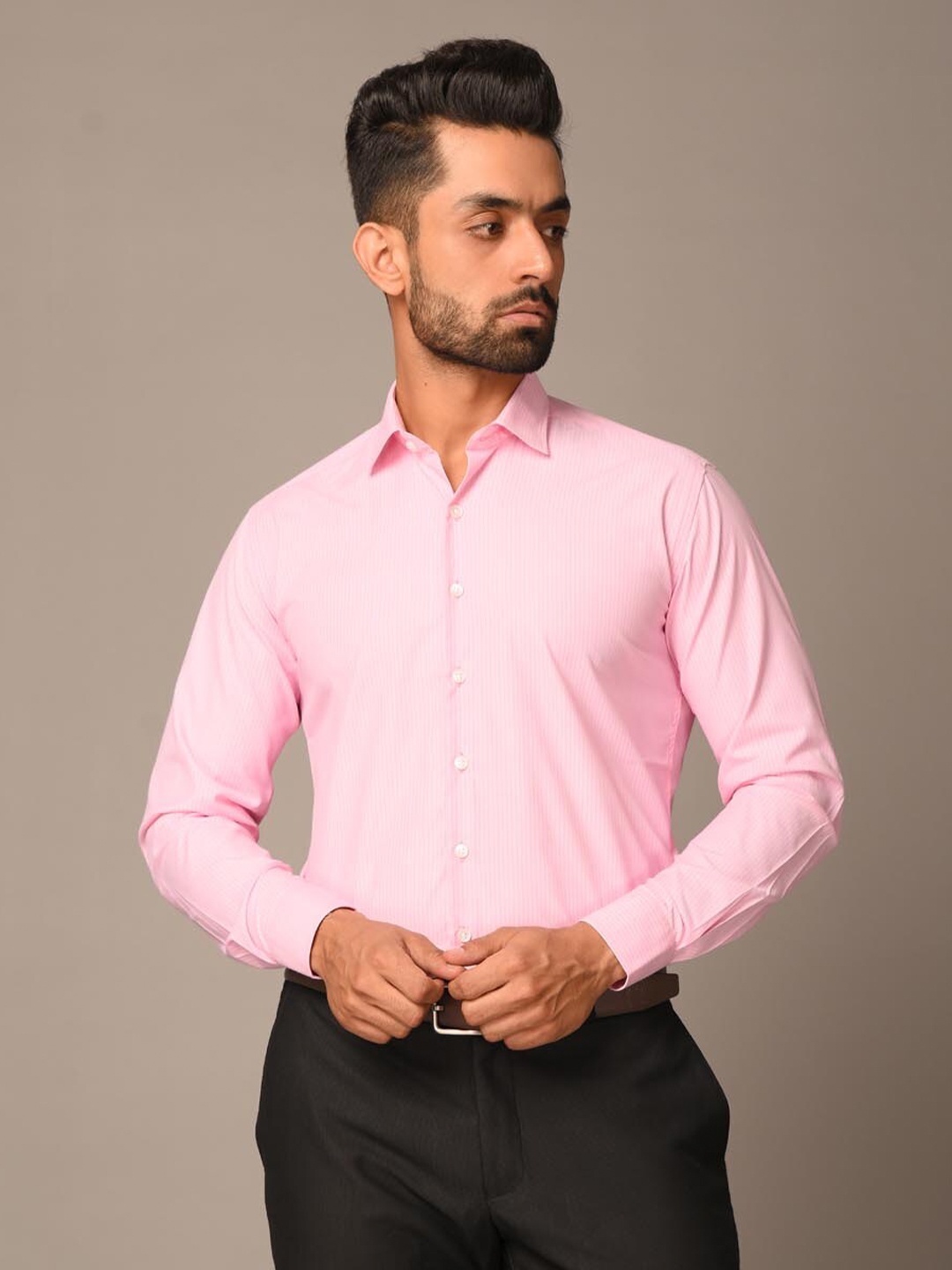 

Tistabene Men Pink Comfort Casual Shirt