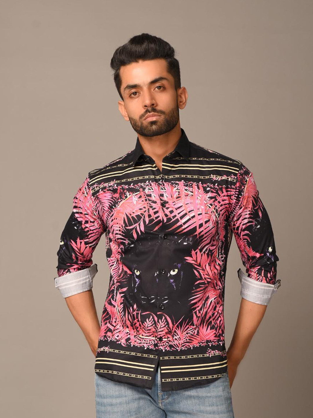 

Tistabene Men Multicoloured Comfort Printed Casual Shirt, Multi