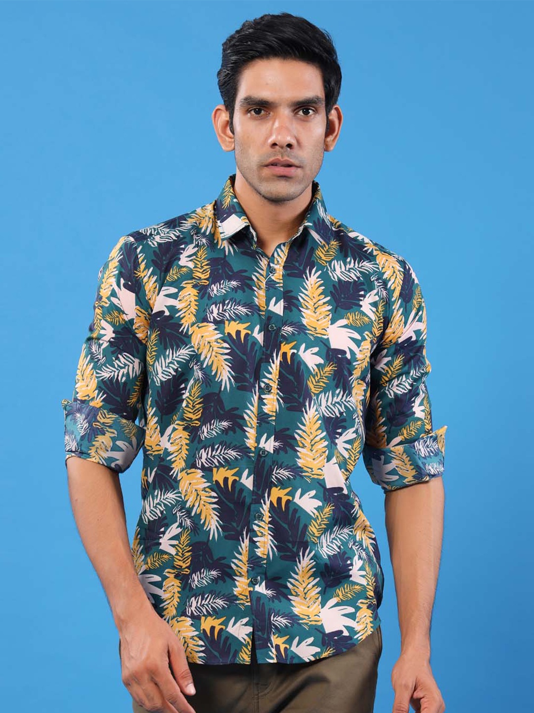 

Tistabene Men Multicoloured Comfort Floral Printed Casual Shirt, Multi