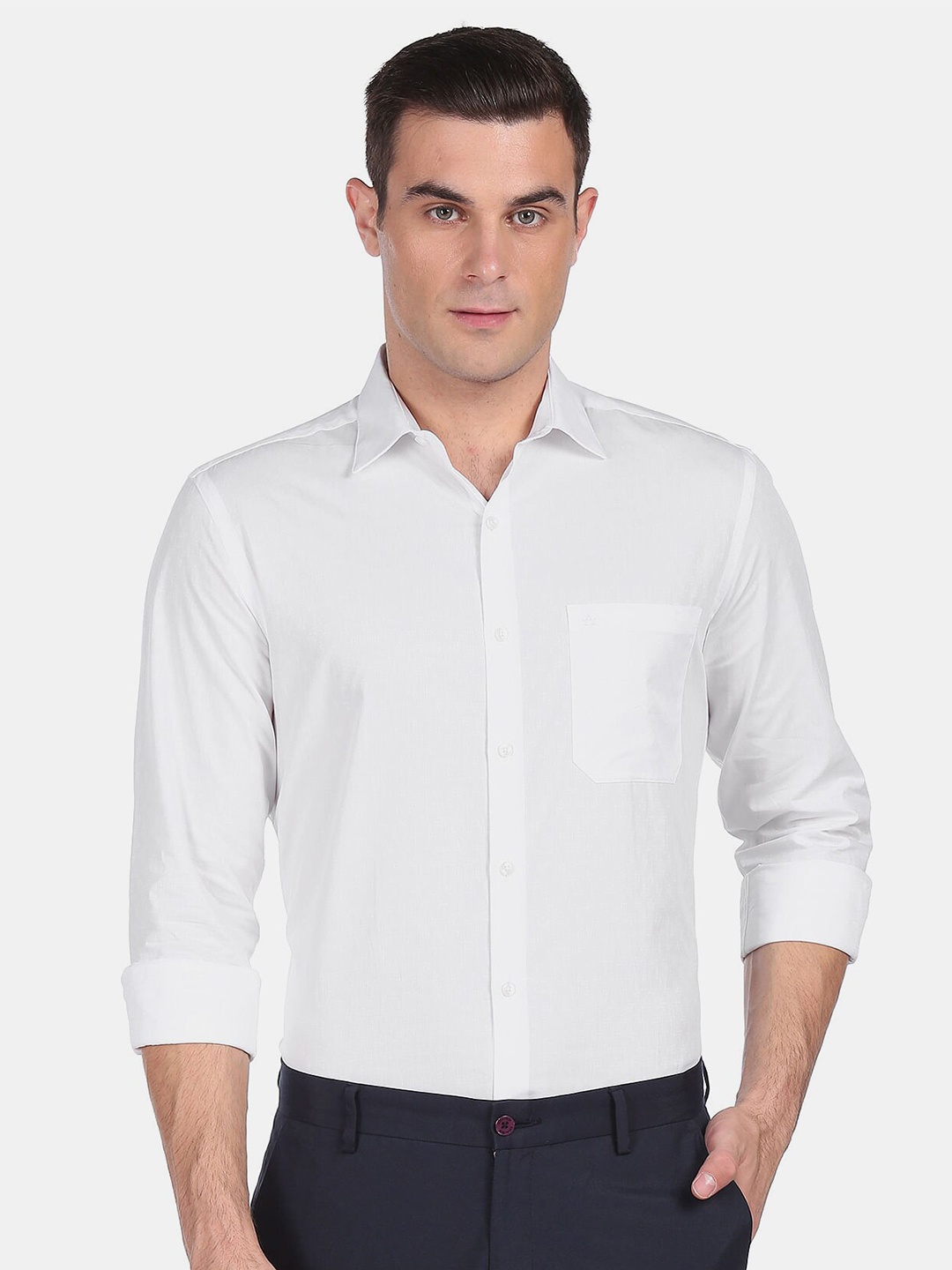 

Arrow Men White Formal Pure Cotton Shirt