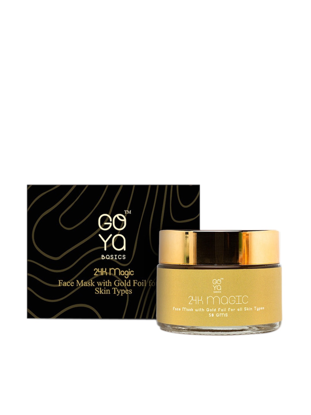 

GOYA BASICS 24k Magic Face Mask with Gold Foil - 50 g, Yellow