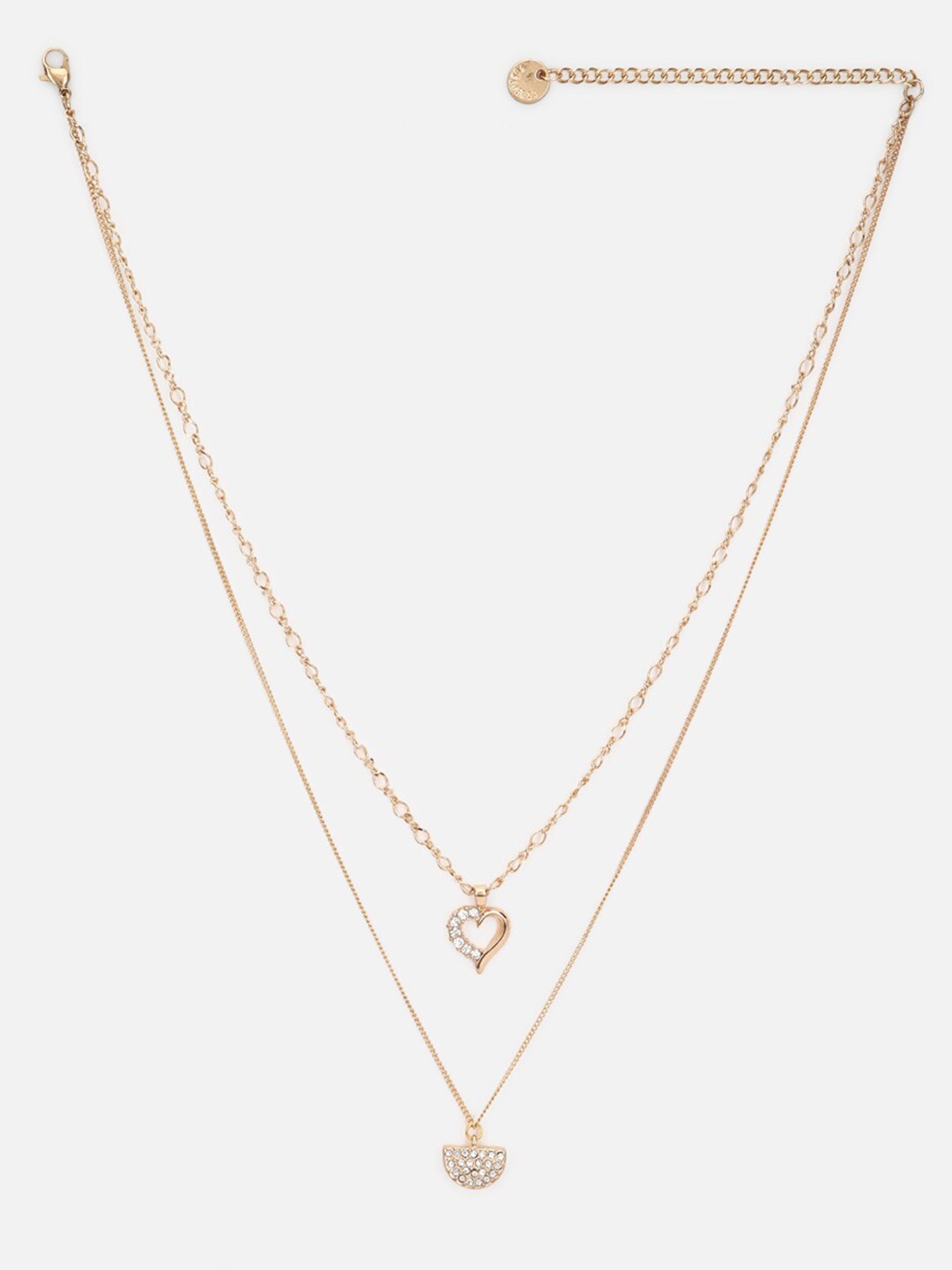 

FOREVER 21 Gold-Toned & White Necklace