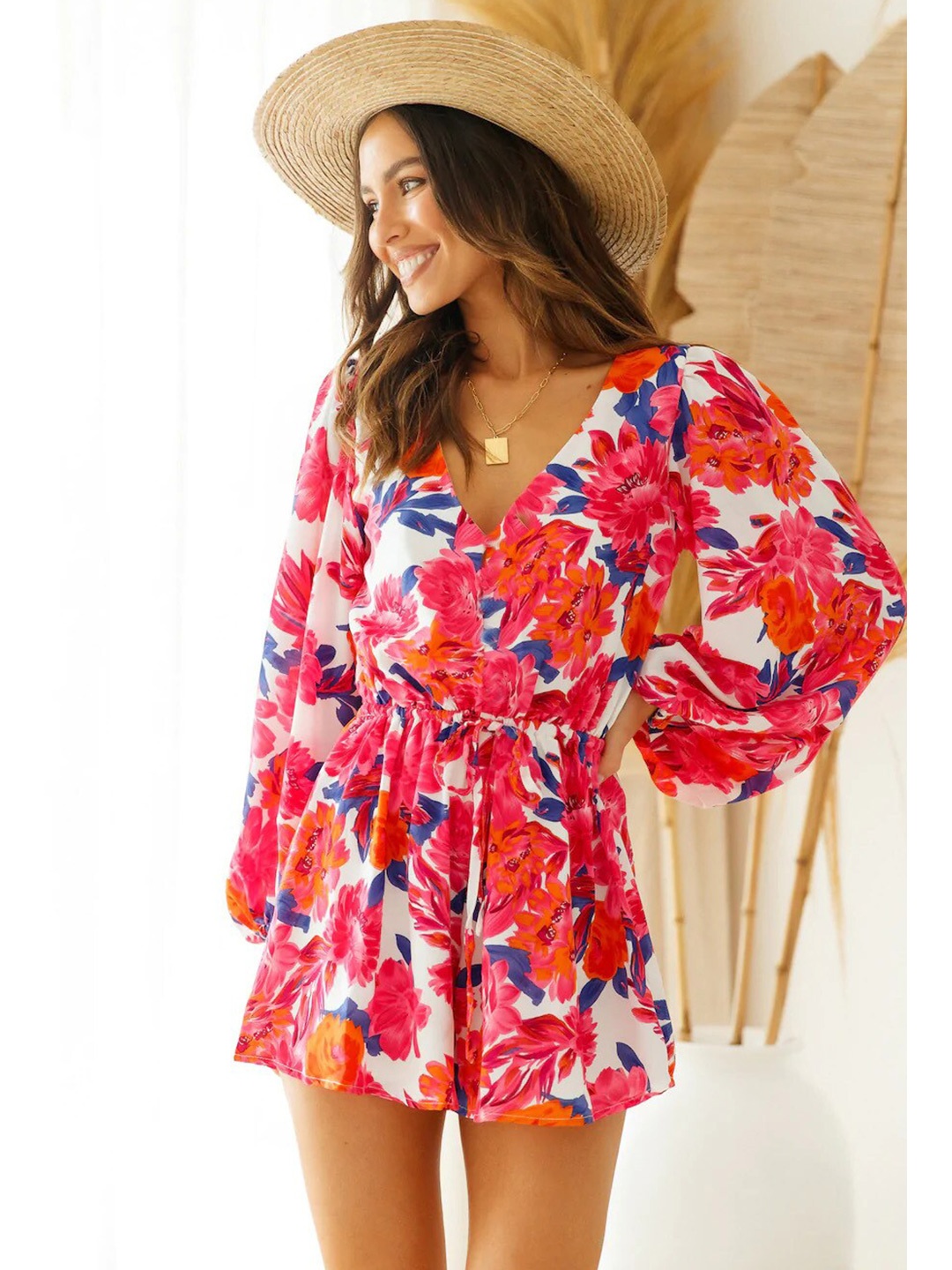 

BoStreet Red Floral Mini Fit and Flare Dresses