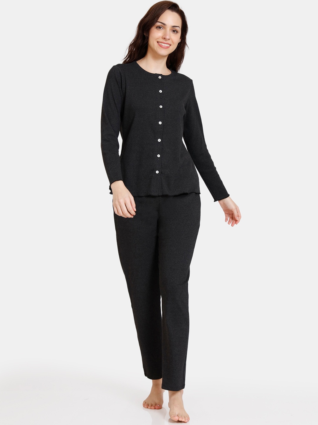 

Zivame Women Black Night suit