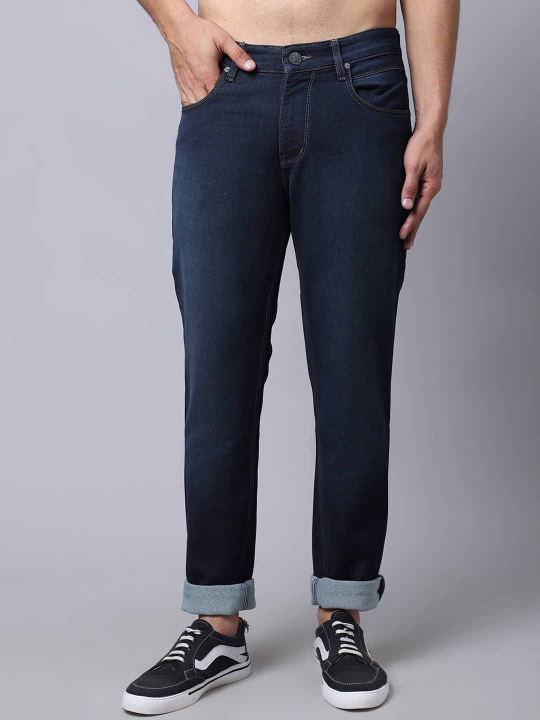 

Cantabil Men Blue No Fade Jeans