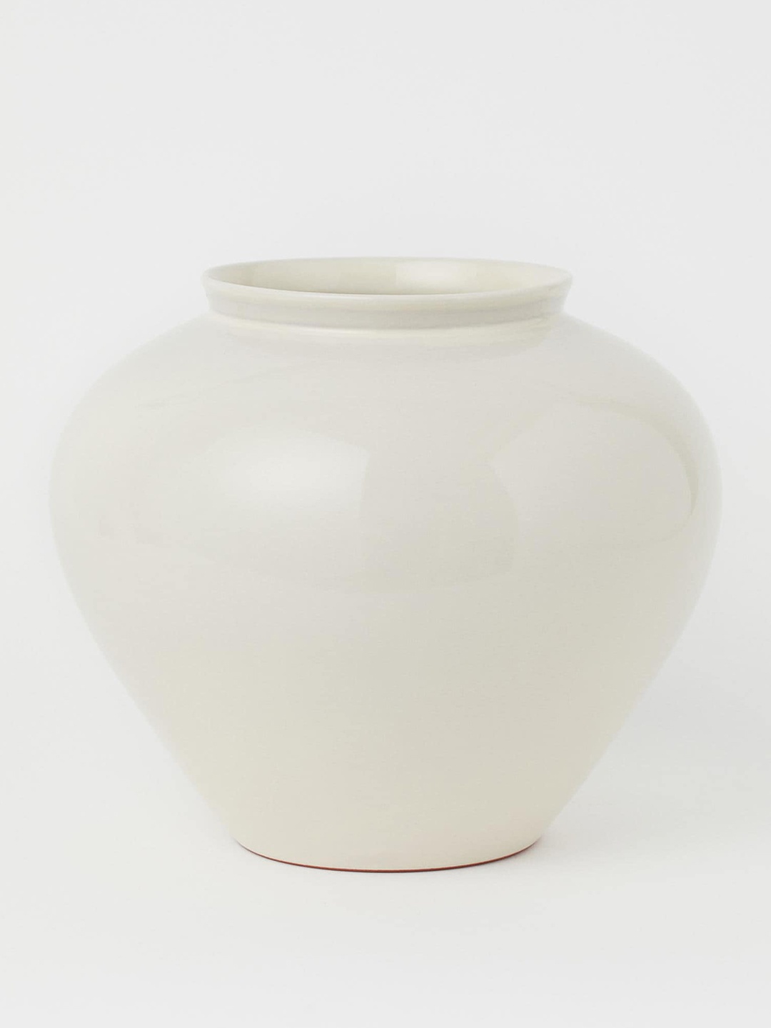 

H&M White Terracotta Vase