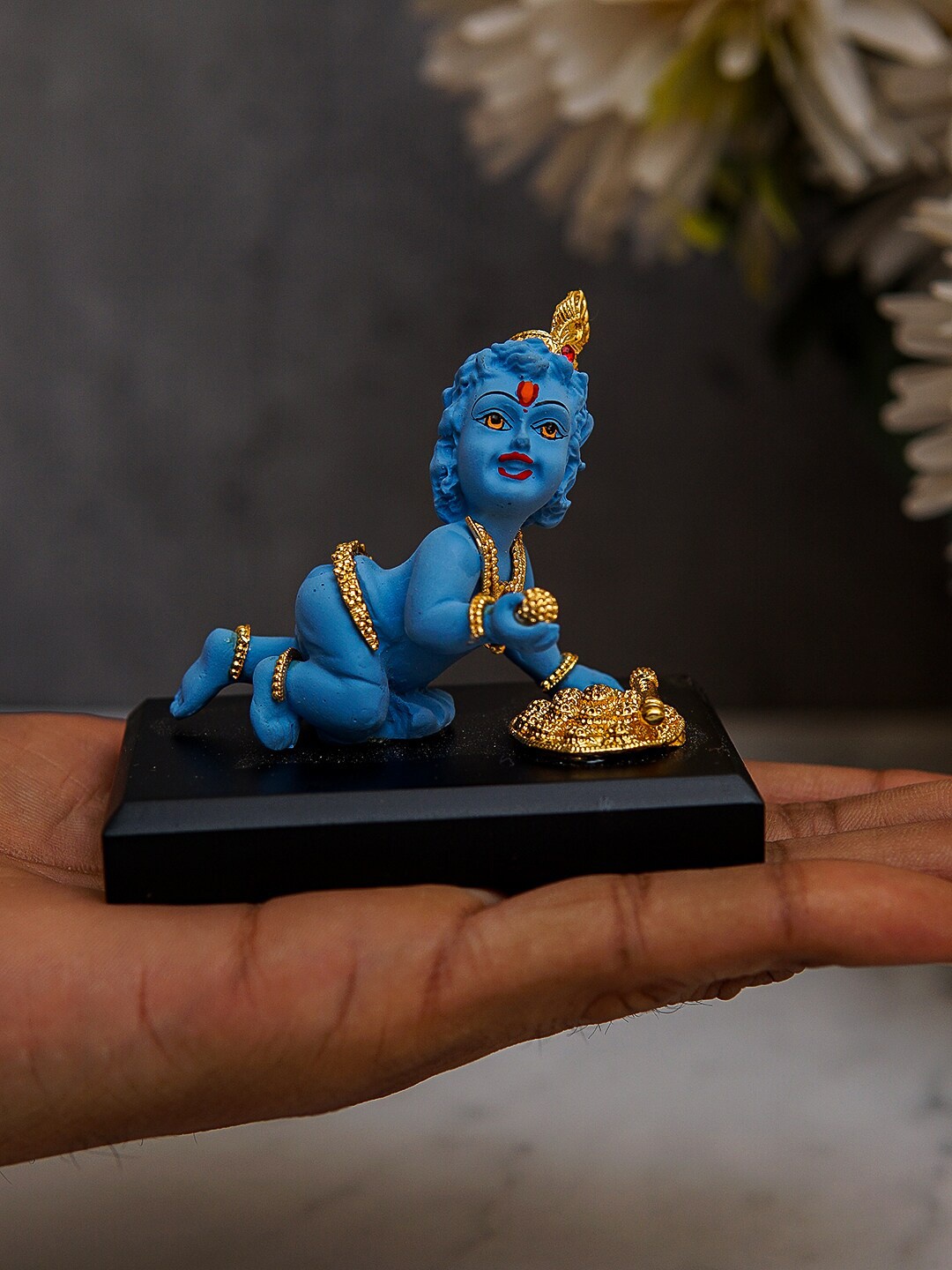 

StatueStudio Black & Blue Bal Gopal Idol Showpieces