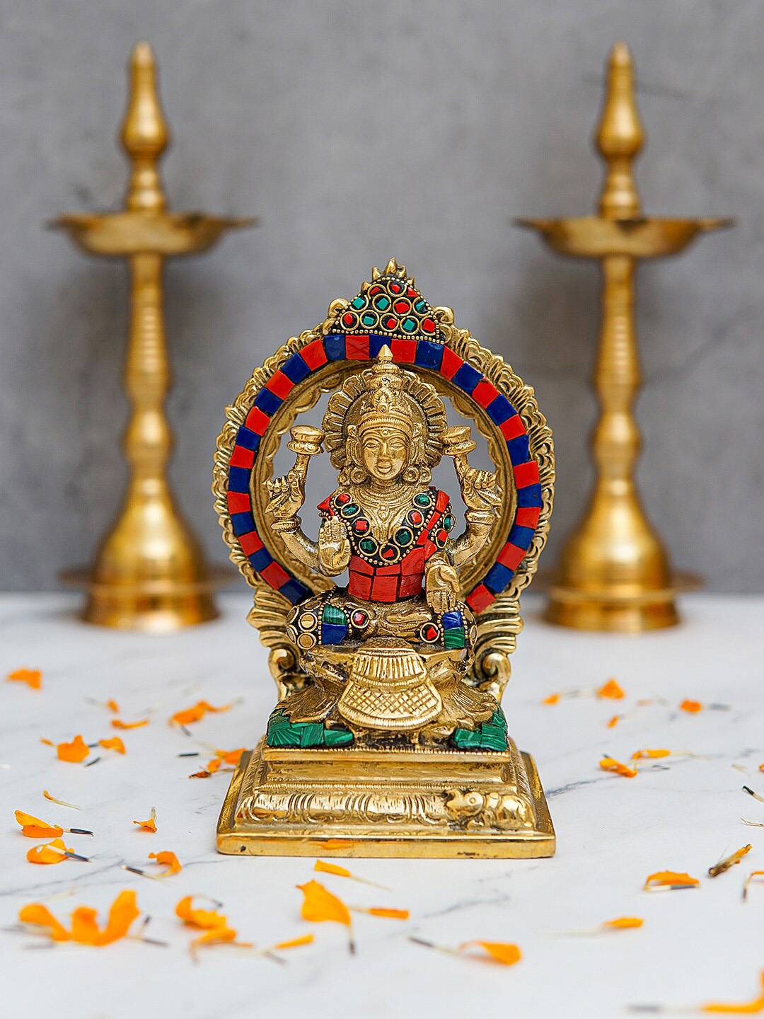 

StatueStudio Gold-Toned Lakshmi Showpiece