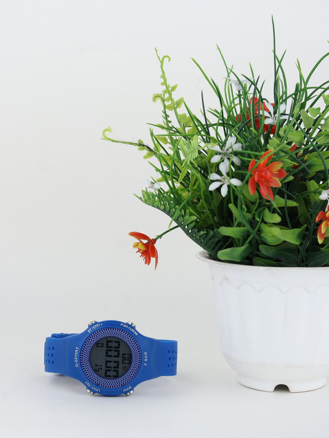 

Fantasy World Kids Solid Dial & Straps Digital Multi Function Watch FW-Sport-001-BL, Blue