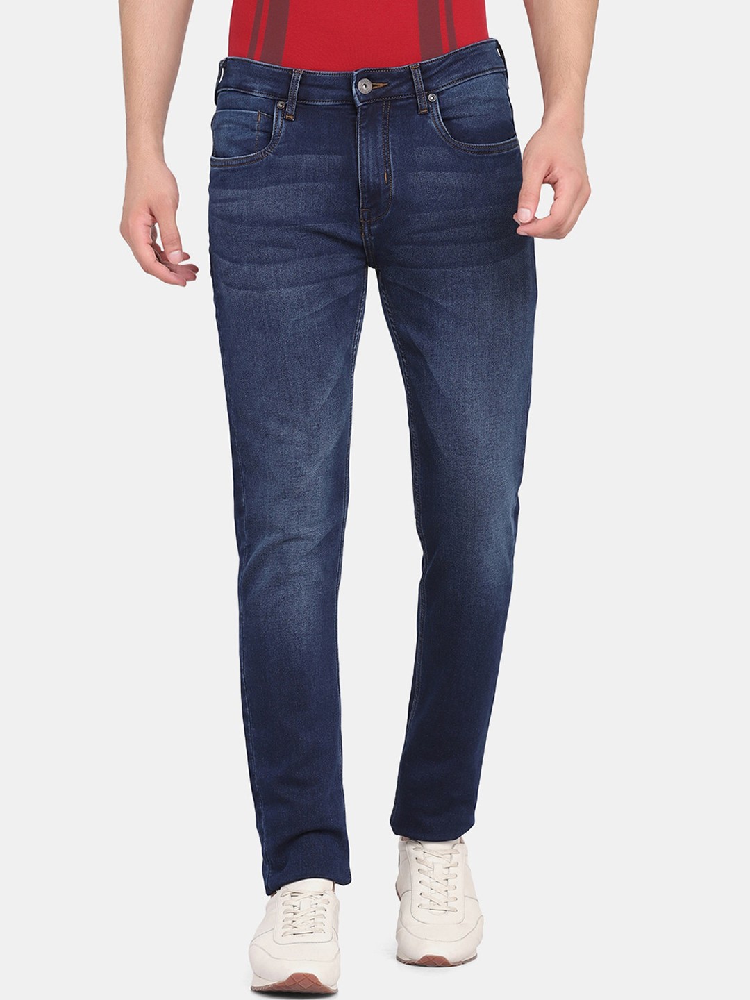 

Blackberrys Men Blue Skinny Fit Light Fade Jeans