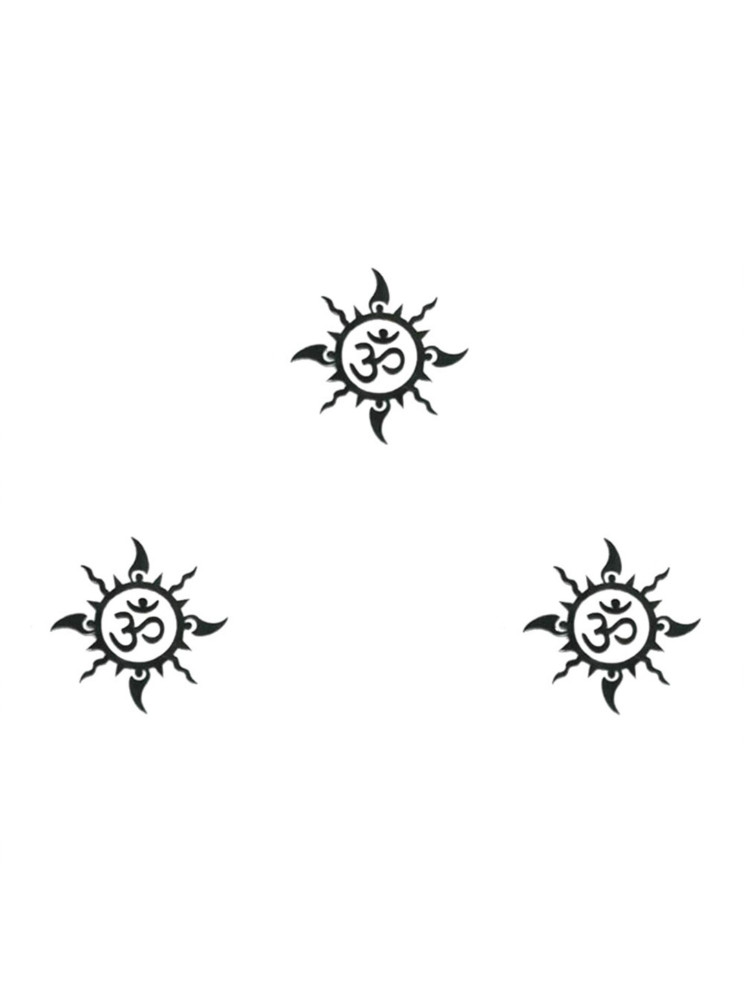 

Comet Busters Set Of 3 Black Bindi