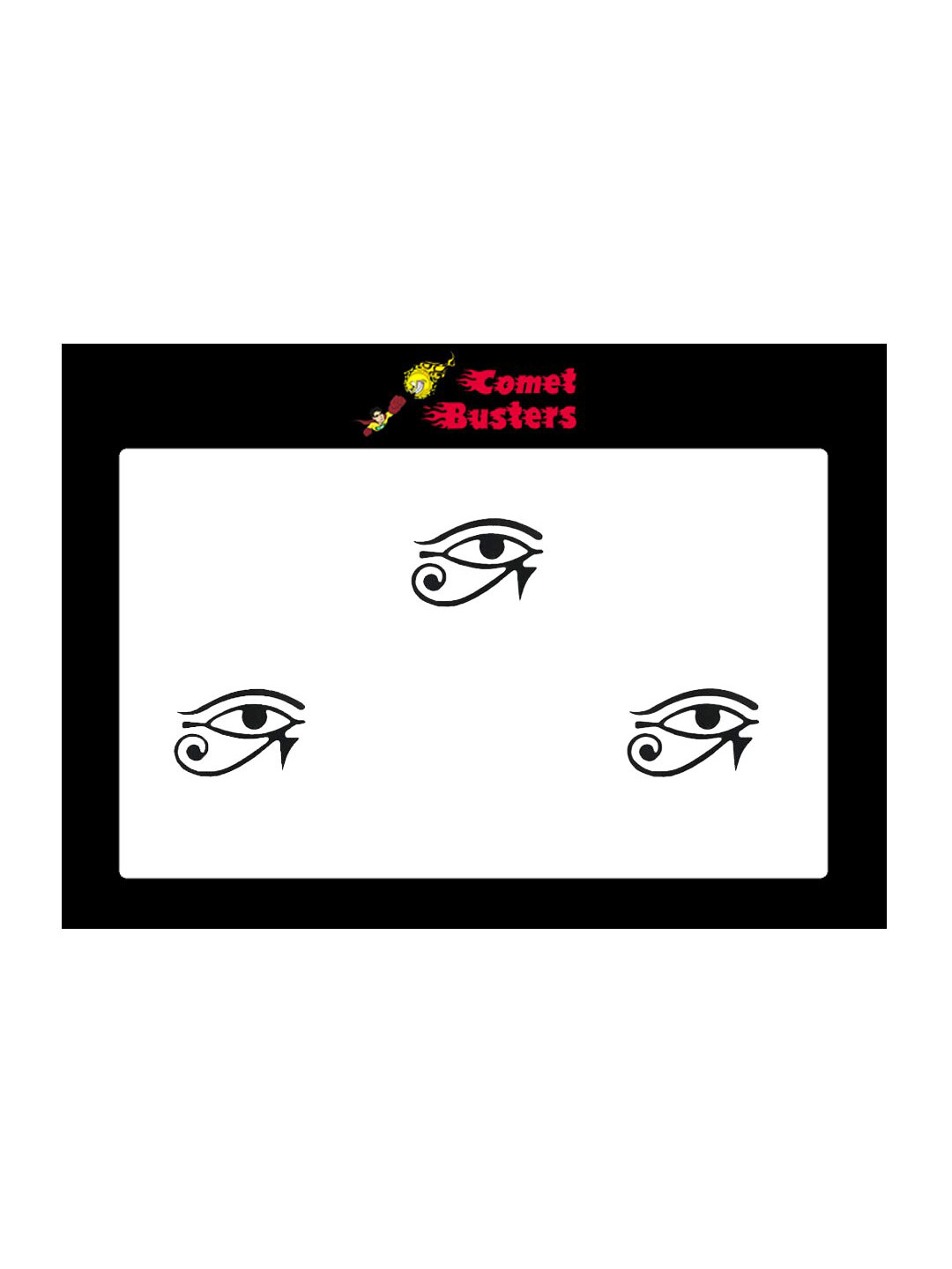 

Comet Busters Set Of 3 Black Bindis
