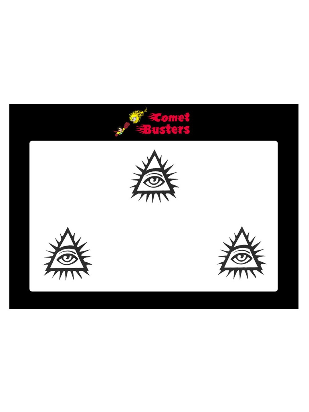 

Comet Busters Set Of 3 Black Bindis