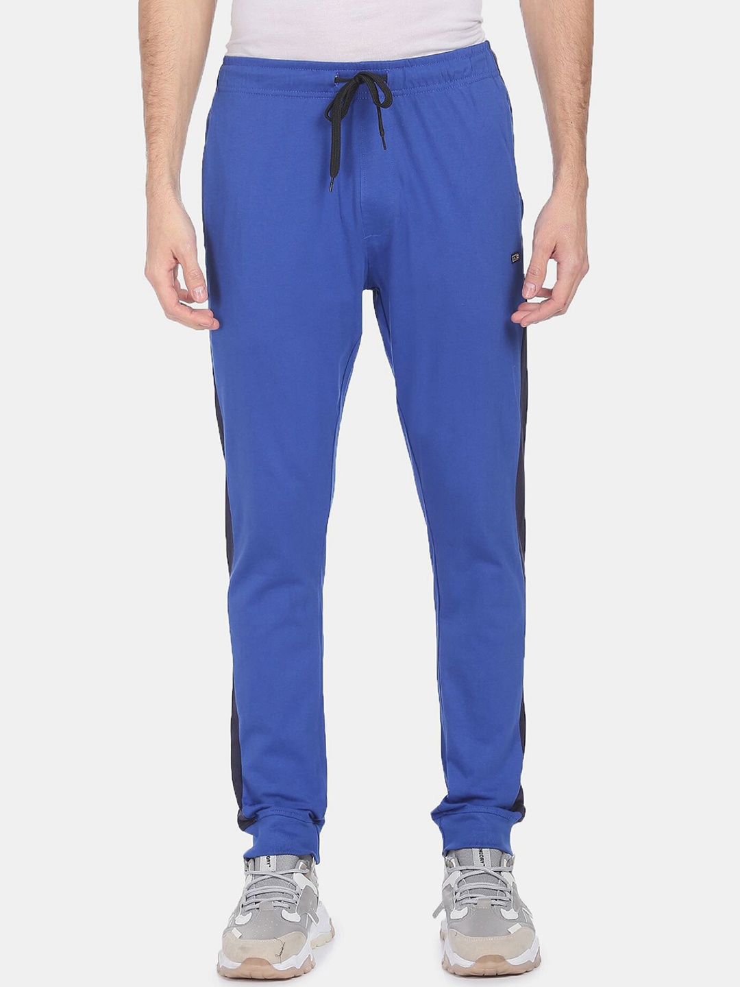 

Arrow Sport Men Blue Solid Pure Cotton Straight Fit Track Pants