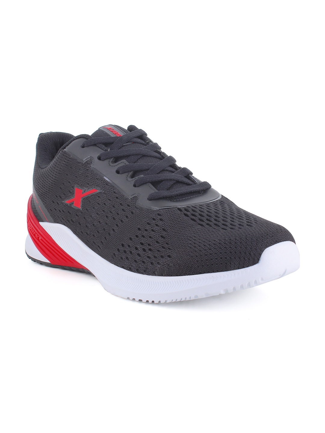 

Sparx Men Mesh Running Non-Marking Lace-Up Shoes, Black