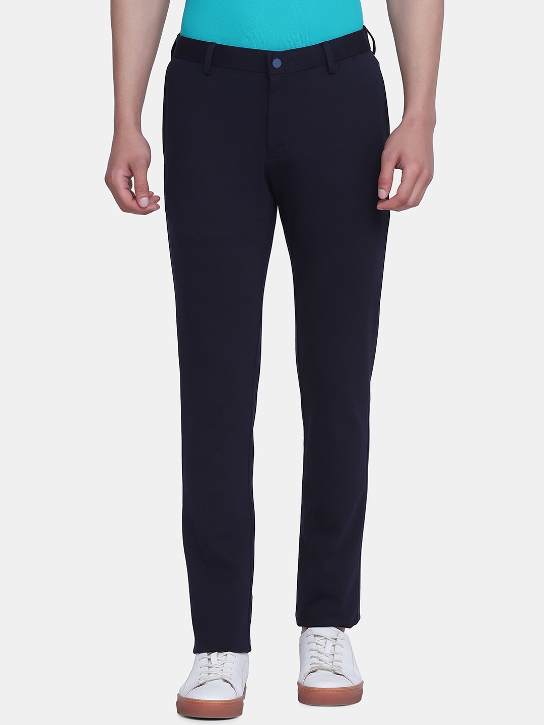 

Blackberrys TechPro Men Navy Casual Trouser, Navy blue