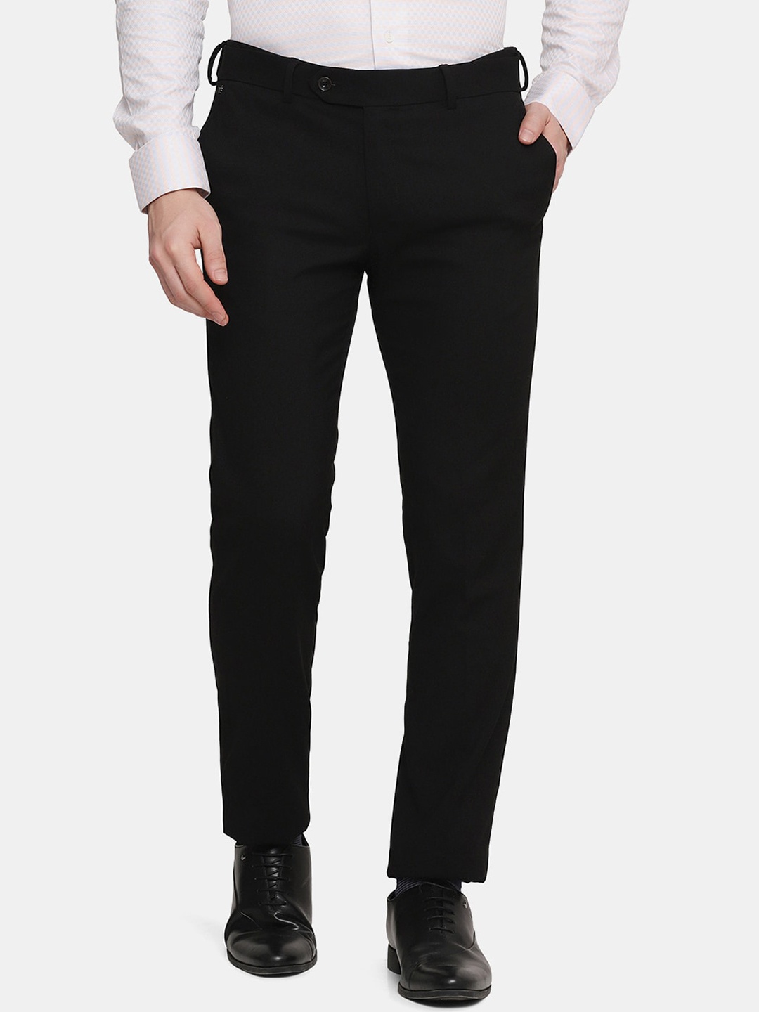 

Blackberrys Men Black Skinny Fit Trousers