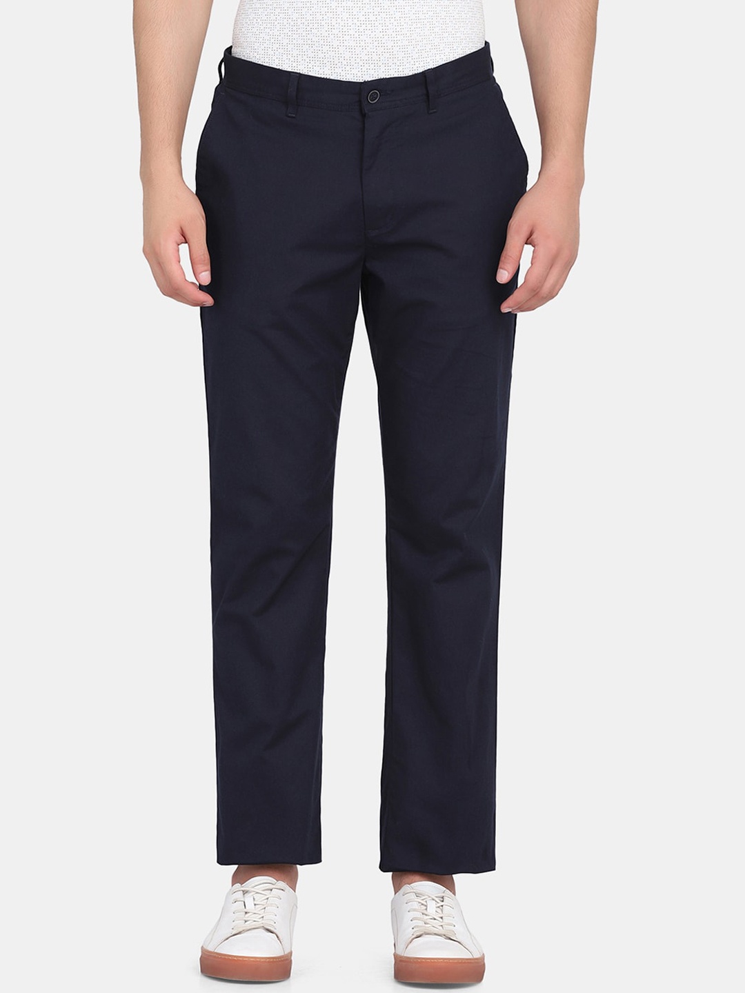 

Blackberrys Men Navy Blue Trousers