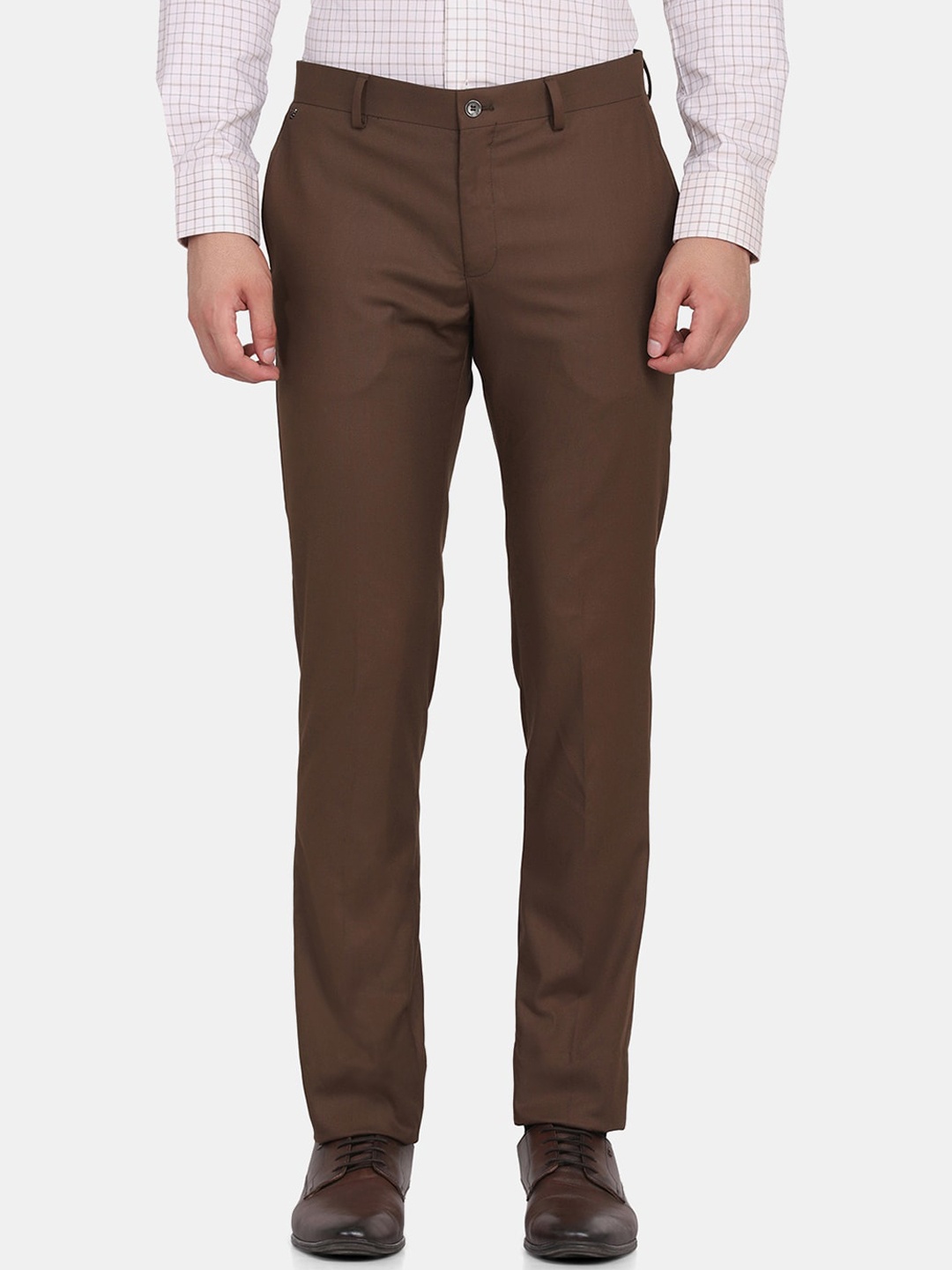 

Blackberrys Men Brown Skinny Fit Trousers