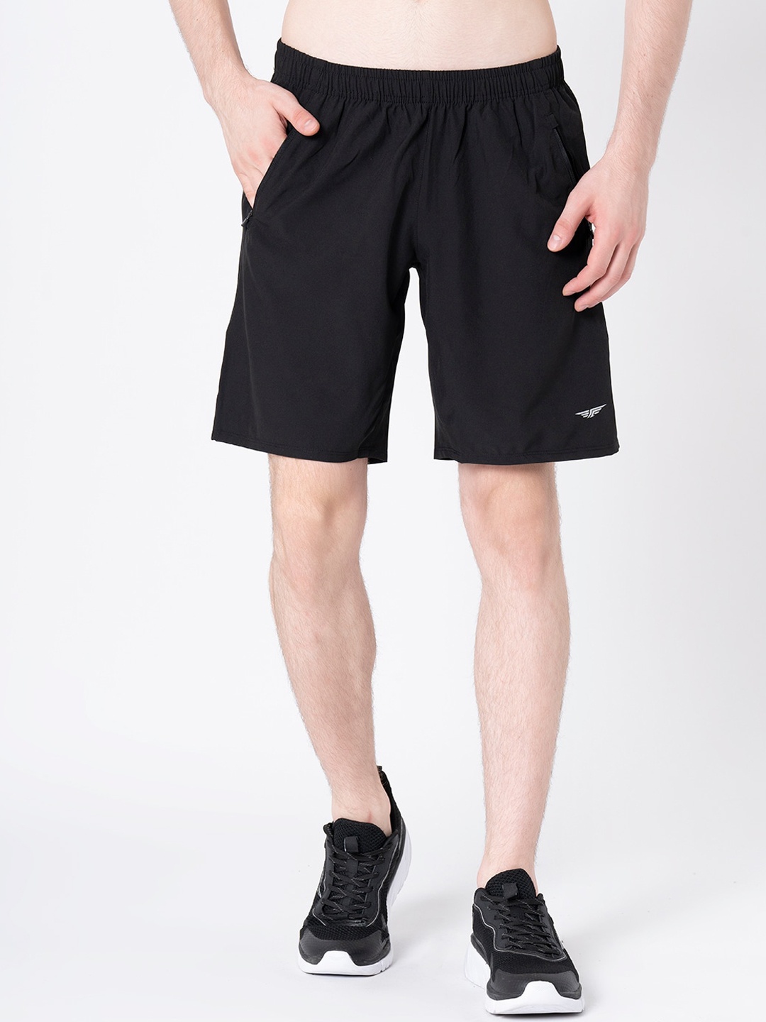 

Red Tape Men Black Activewear Shorts