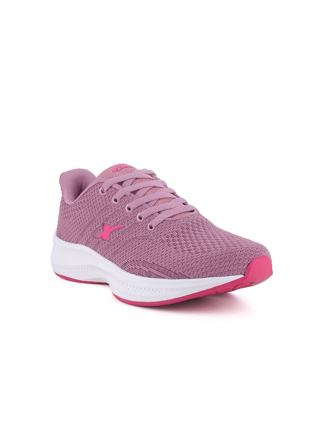 

Sparx Women Mesh Running Non-Marking Lace-Up Shoes, Purple