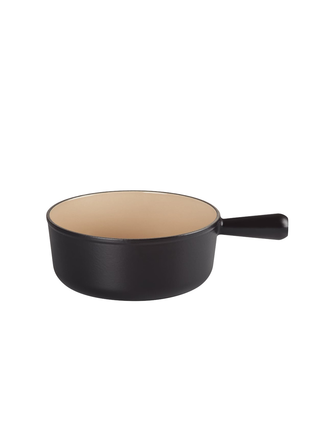 

LE CREUSET Black Solid Iron Saucepan