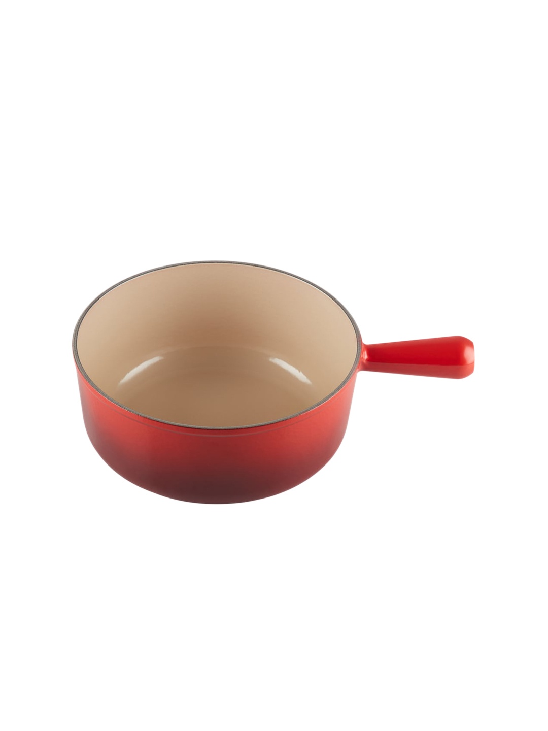 

LE CREUSET Red Solid Induction Base Iron Saucepan