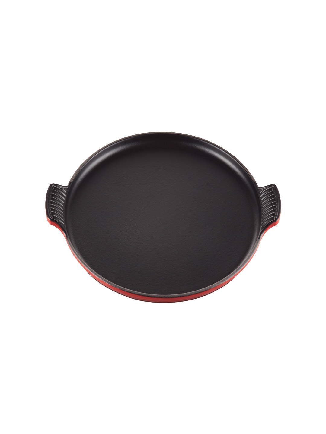 

LE CREUSET Red Solid Induction Base Pizza Plate Cookware