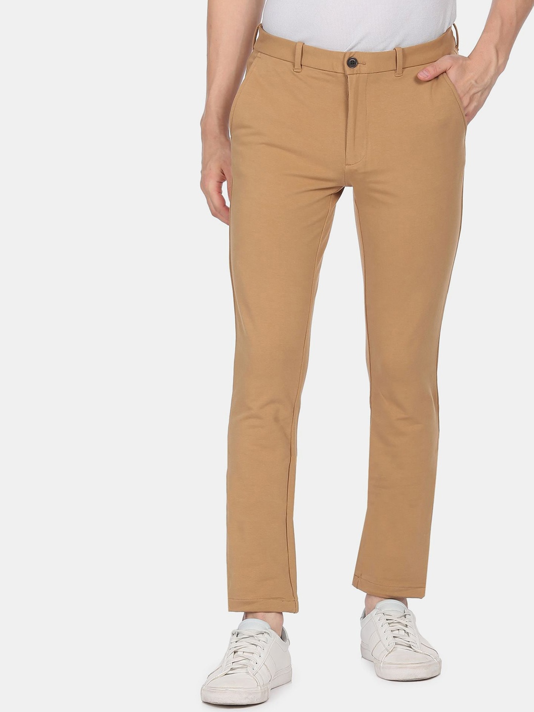 

Arrow Men Khaki Skinny Fit Chinos Trouser