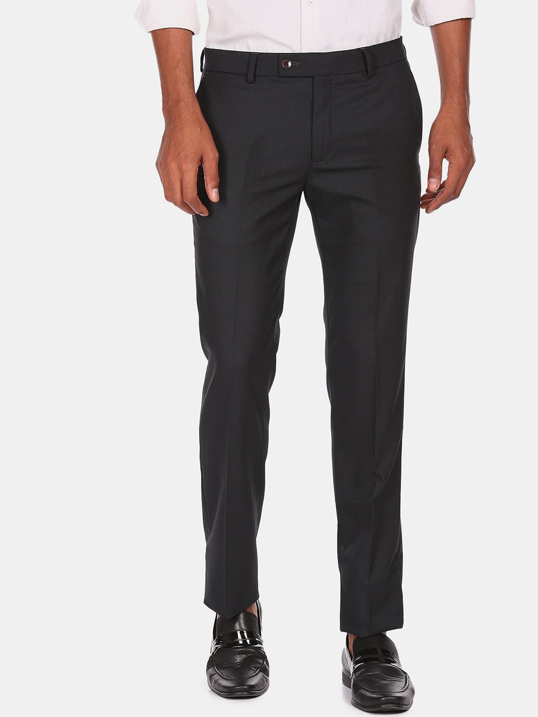 

Arrow Men Black Formal Trouser