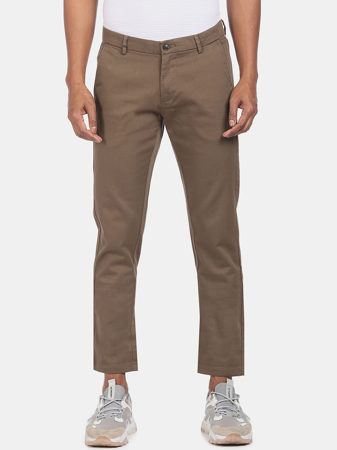 

Arrow Sport Men Brown Trousers
