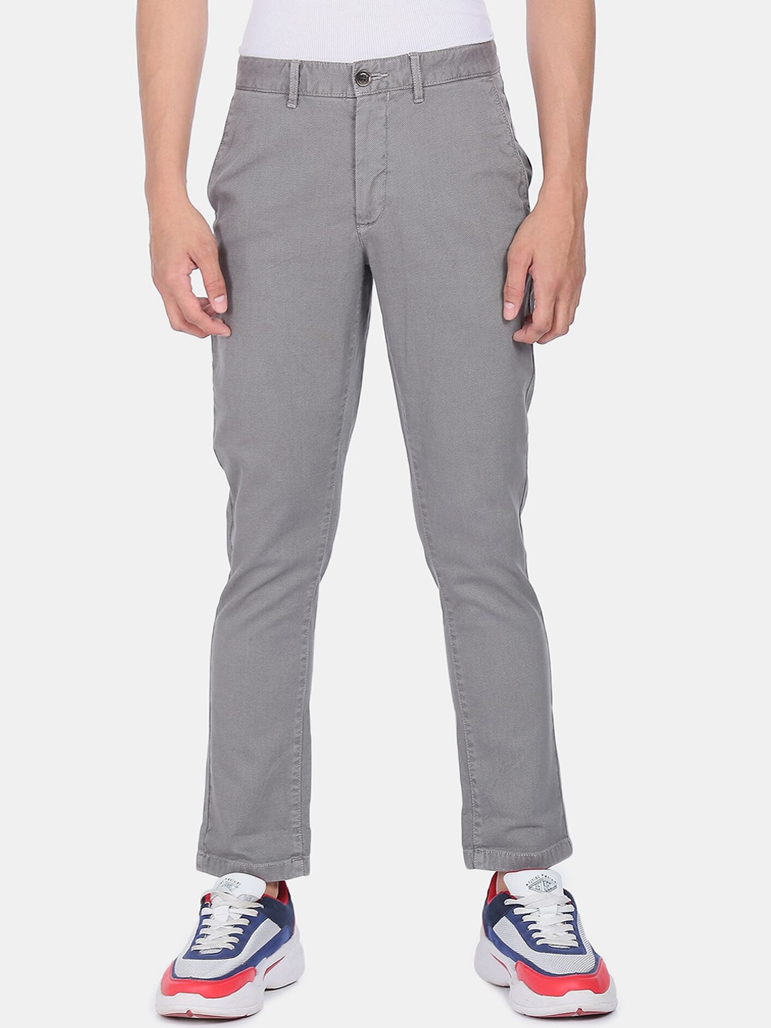 

Arrow Sport Men Grey Casual Trouser