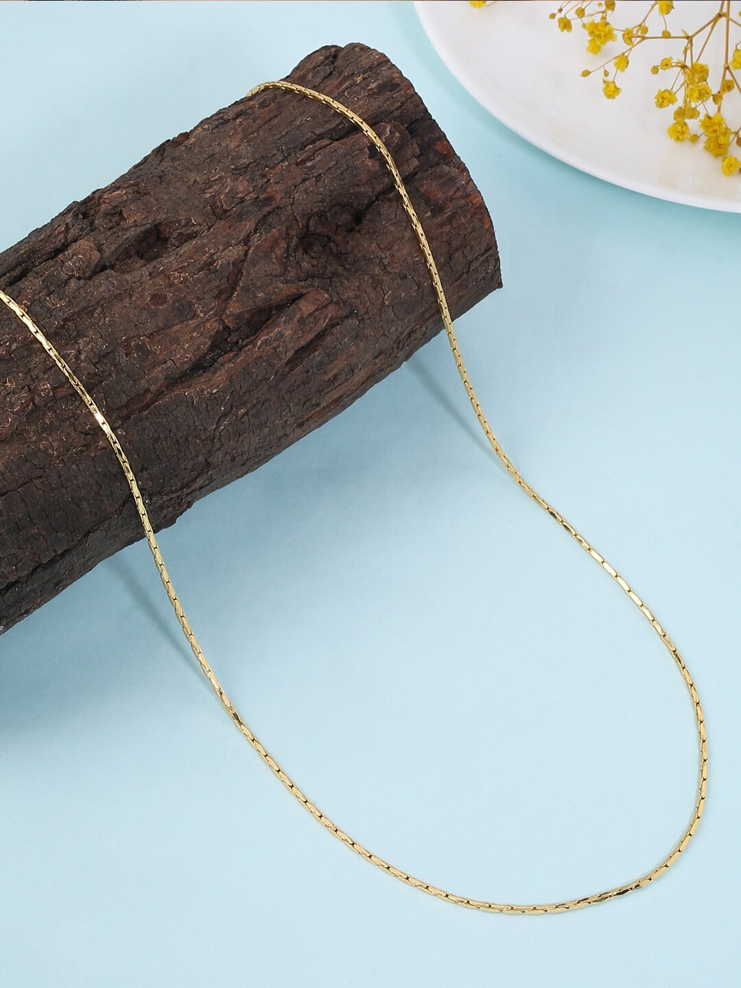 

Natures Buggy Men Gold-Toned Brass Gold-Plated Chain