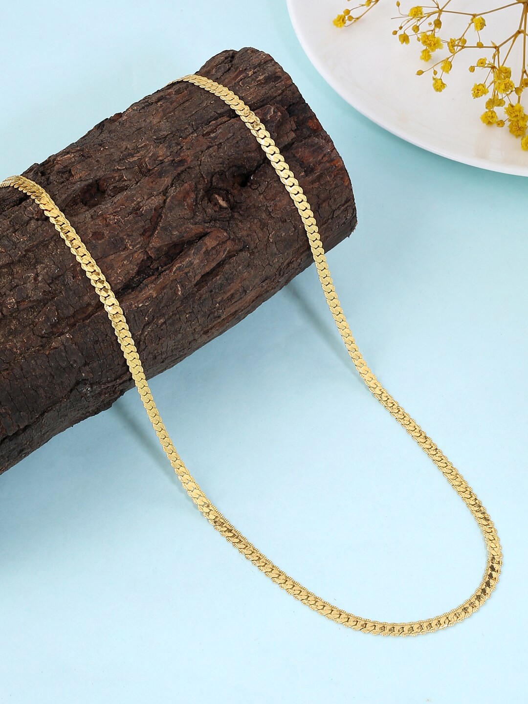 

Natures Buggy Men Gold-Toned Brass Gold-Plated Chain