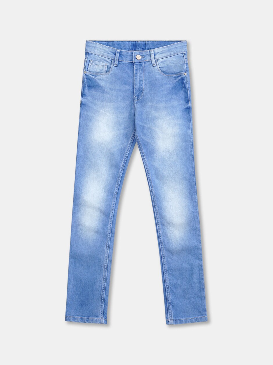 

R&B Boys Blue Low Distress Light Fade Jeans