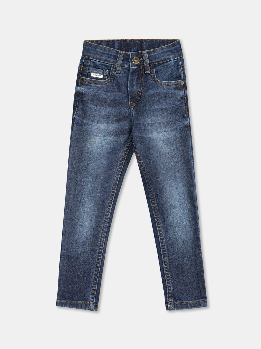 

R&B Boys Blue Low Distress Light Fade Jeans