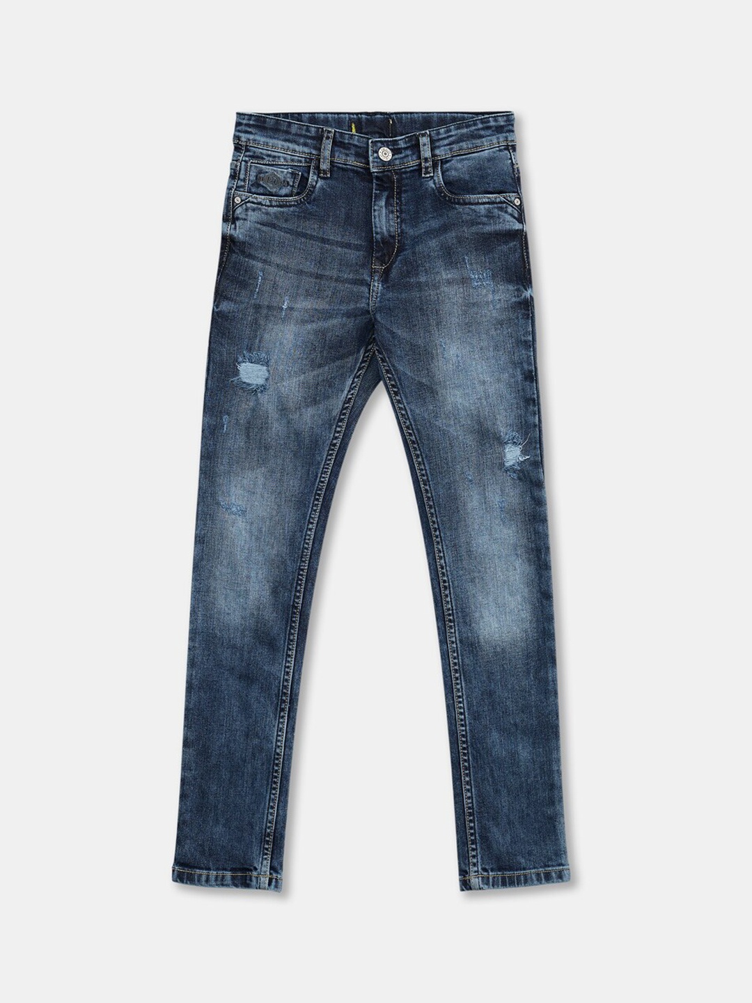 

R&B Boys Blue Mildly Distressed Light Fade Jeans