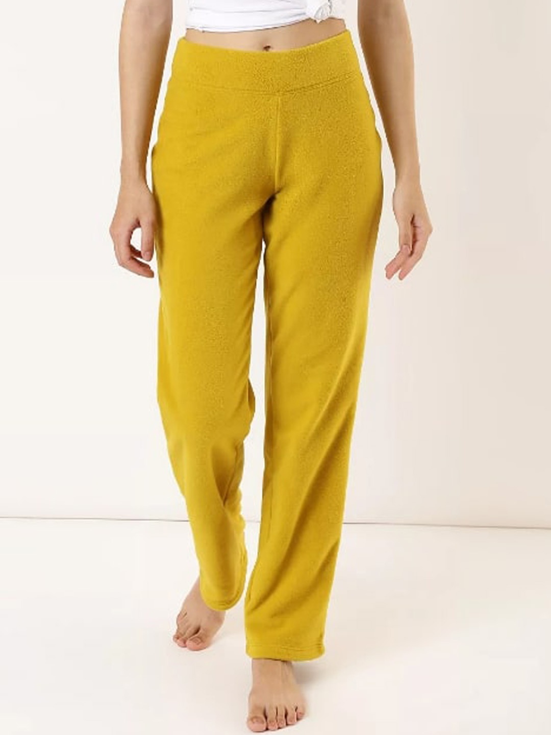 

Marks & Spencer Women Gold Solid Lounge Pant