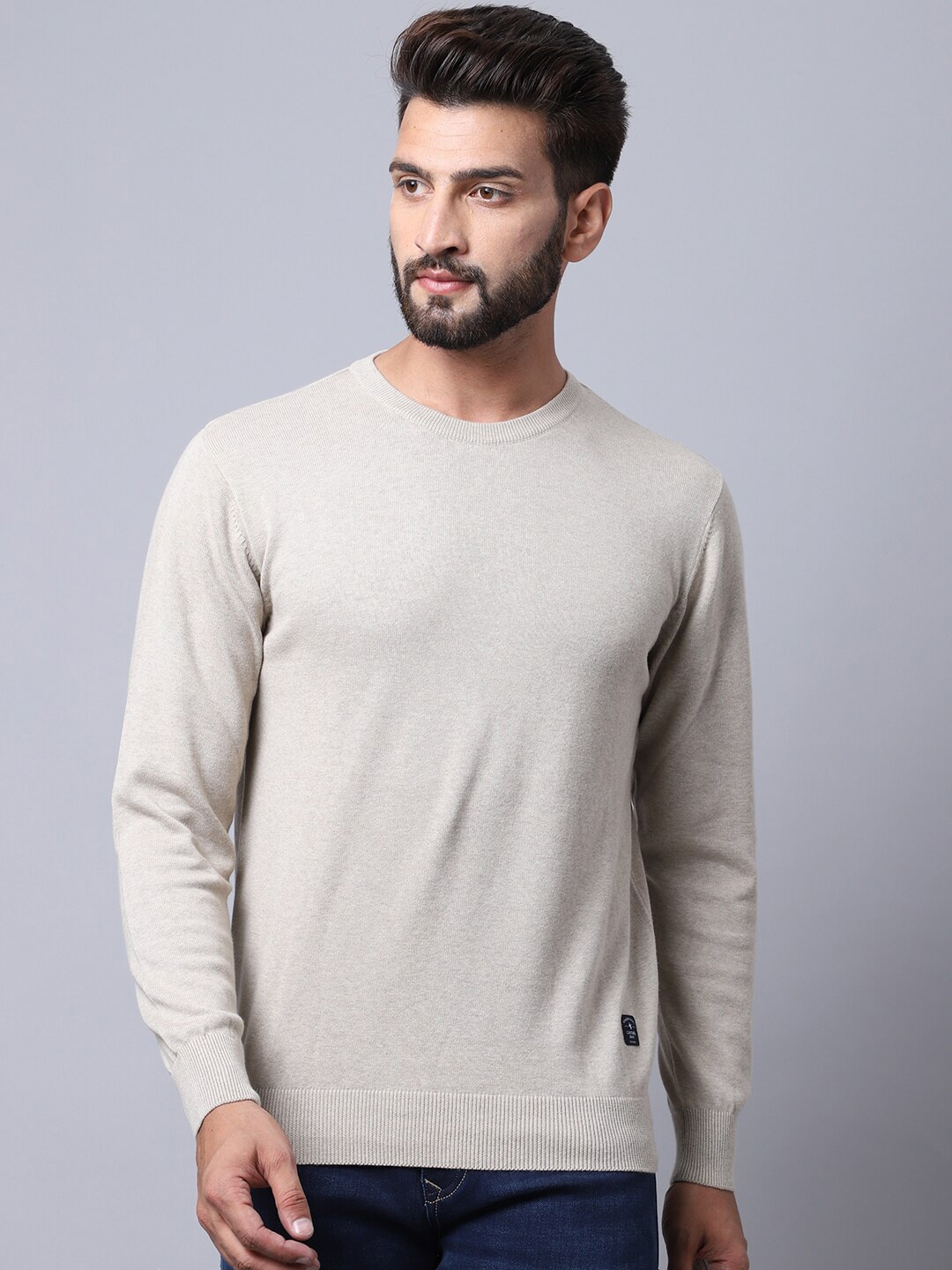 

Cantabil Men Grey Pullover