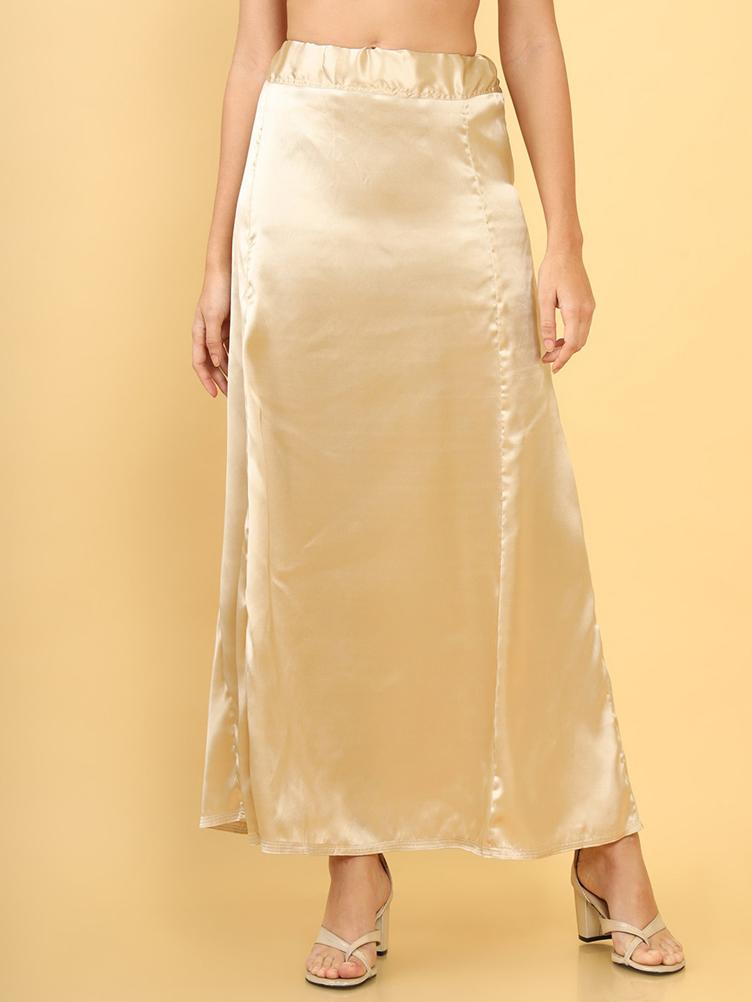 

Soch Women Gold-Toned Solid Saree Shapewear